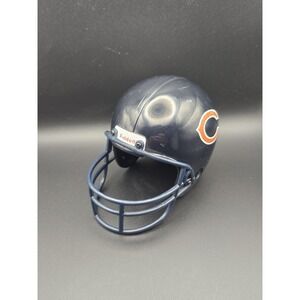 Mini Riddell Chicago Bears Helmet W/ Mini Football Players Year 2000?